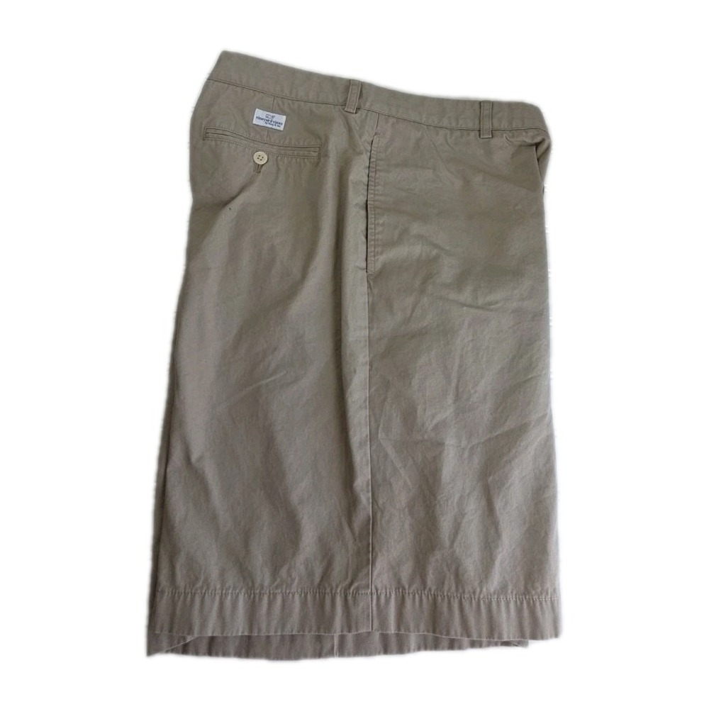 Vineyard Vines Men's Golf Shorts Tan 36 Links, Short
